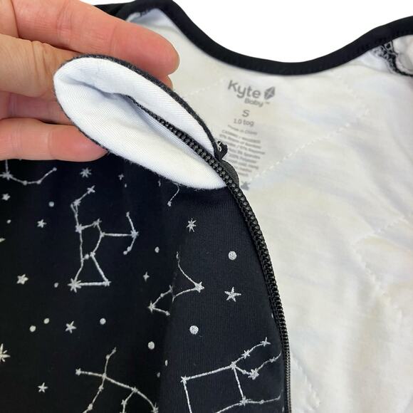 Kyte BABY Sz S Bamboo Sleep Bag in Midnight Constellation 1.0 TOG Back White - Picture 6 of 15